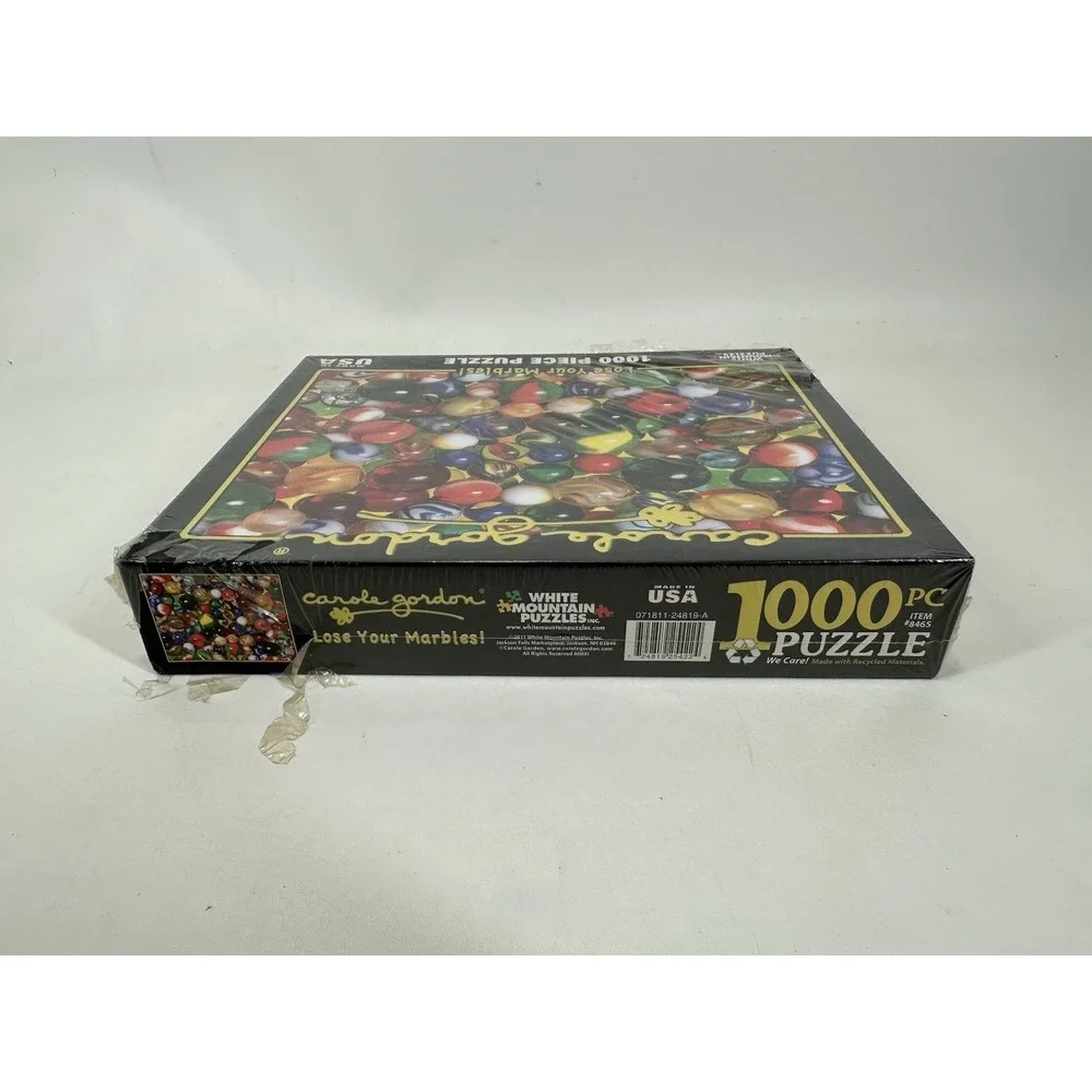 White Mountain Lose Your Marbles 1000 Piece Puzzle Carole Gordon 24